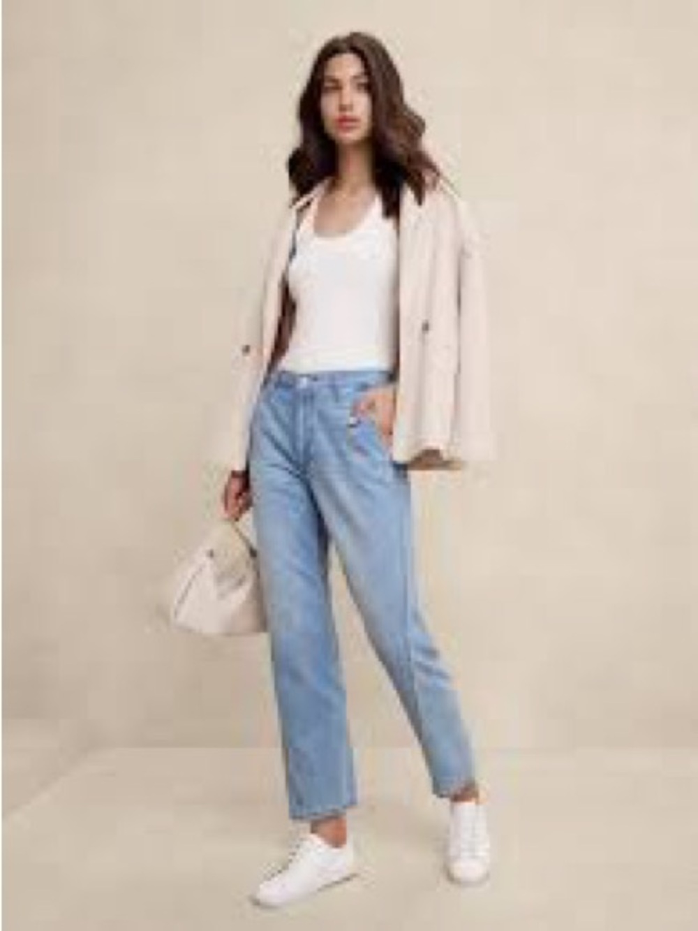 Banana Republic Factory Luxe High Rise Barrel‎ Jeans Size 26 Lightwash